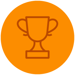 icon showing trophy