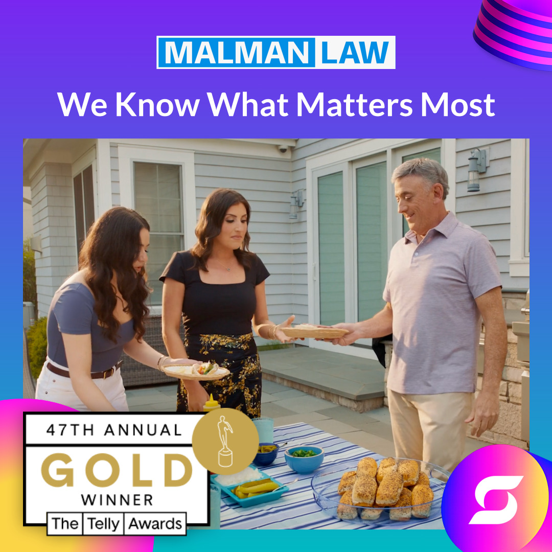 Scale Marketing_Telly Awards_Static_MalmanLaw_1080x1080_A Gold Telly: Malman Law